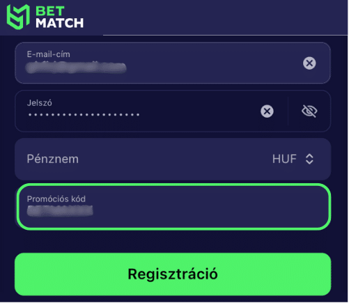 Betmatch-kod-activation
